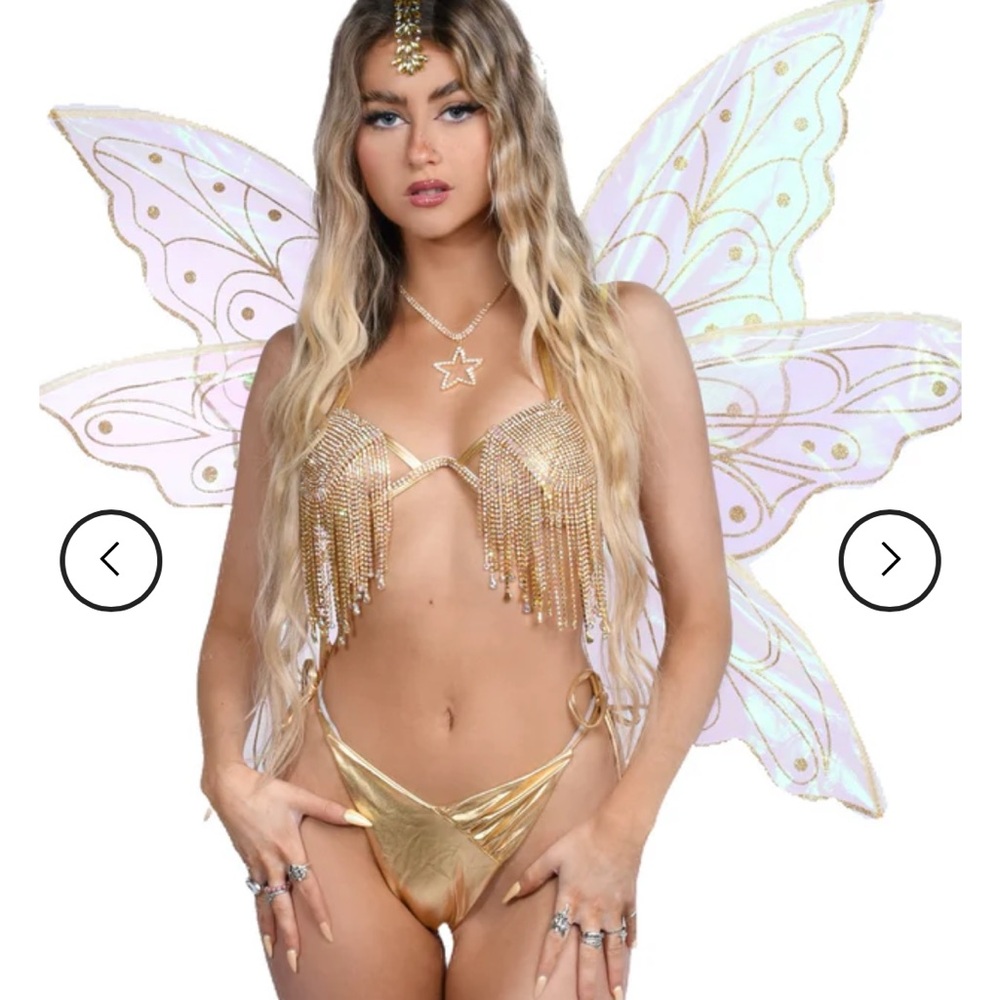 Gold Rave Outfit Lumi Shop